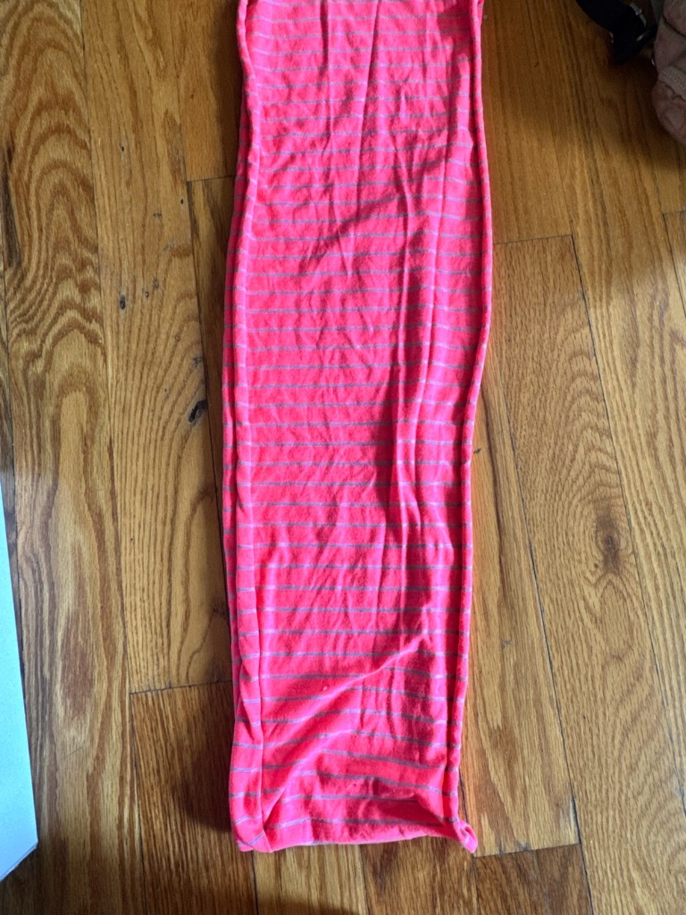 Women’s Pink Striped Lightweight Scarf Wrap